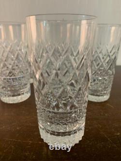 9 verres à orangeade taillé carreau en cristal de Saint Louis (prix à la pièce)