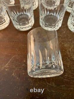 9 verres à porto modèle marine Jersey cristal Saint Louis (prix à la pièce)