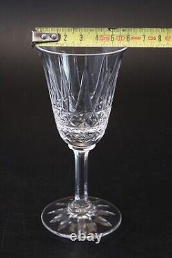 9 verres à vin cristal taillé de Saint louis modèle Tarn 13 cm