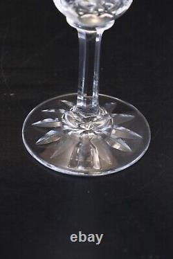 9 verres à vin cristal taillé de Saint louis modèle Tarn 13 cm