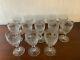 9 Verres à Vin Modèle Clovis Cristal De Saint Louis Attribué / Prix à La Pièce
