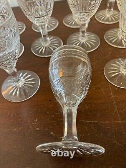 9 verres à vin modèle Clovis cristal de Saint Louis Attribué / prix à la pièce