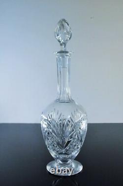 ANCIENNE 1 CARAFE DECANTER A VIN EAU CRISTAL TAILLE MODELE MOSELE ST LOUIS 38cm