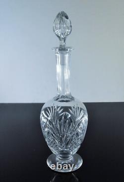 ANCIENNE 1 CARAFE DECANTER A VIN EAU CRISTAL TAILLE MODELE MOSELE ST LOUIS 38cm