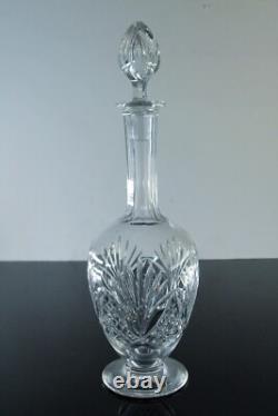 ANCIENNE 1 CARAFE DECANTER A VIN EAU CRISTAL TAILLE MODELE MOSELE ST LOUIS 38cm