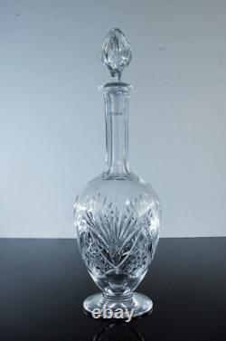 ANCIENNE 1 CARAFE DECANTER A VIN EAU CRISTAL TAILLE MODELE MOSELE ST LOUIS 38cm