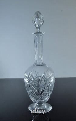 ANCIENNE 1 CARAFE DECANTER A VIN EAU CRISTAL TAILLE MODELE MOSELE ST LOUIS 38cm