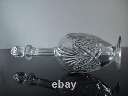 ANCIENNE 1 CARAFE DECANTER A VIN EAU CRISTAL TAILLE MODELE MOSELE ST LOUIS 38cm
