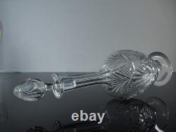 ANCIENNE 1 CARAFE DECANTER A VIN EAU CRISTAL TAILLE MODELE MOSELE ST LOUIS 38cm