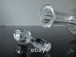 ANCIENNE 1 CARAFE DECANTER A VIN EAU CRISTAL TAILLE MODELE MOSELE ST LOUIS 38cm