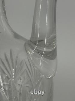 Aiguière Saint-Louis en cristal taillé avec bouchon