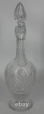 Aiguière Saint-Louis en cristal taillé avec bouchon