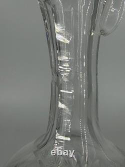 Aiguière Saint-Louis en cristal taillé avec bouchon
