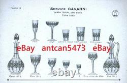 Aiguière / broc / carafe en cristal SAINT LOUIS modèle GAVARNI taille 5033 32 cm