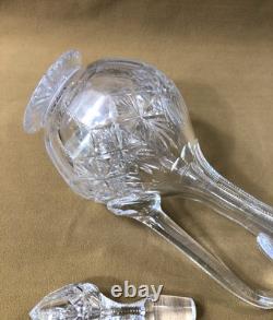 Aiguière / broc / carafe en cristal SAINT LOUIS modèle GAVARNI taille 5033 32 cm