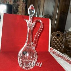 Aiguière ou carafe à vin cristal de Saint Louis hauteur 39 cm