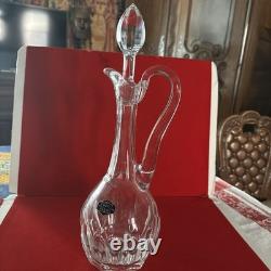Aiguière ou carafe à vin cristal de Saint Louis hauteur 39 cm