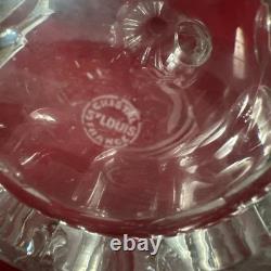 Aiguière ou carafe à vin cristal de Saint Louis hauteur 39 cm
