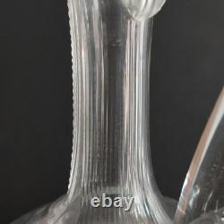 Ancien Carafe En Cristal De Saint Louis Modele Thistle