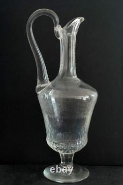 Ancien Carafe En Cristal De Saint Louis Modele Thistle