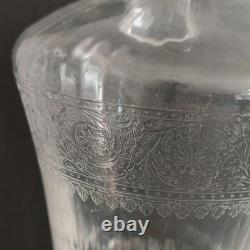 Ancien Carafe En Cristal De Saint Louis Modele Thistle