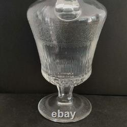 Ancien Carafe En Cristal De Saint Louis Modele Thistle