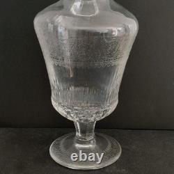Ancien Carafe En Cristal De Saint Louis Modele Thistle