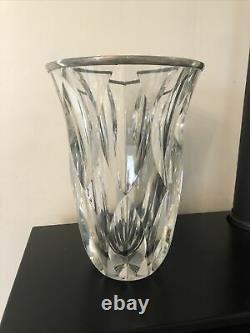 Ancien Grand Vase Cristal Saint Louis Modèle Dartagnan France French Antique
