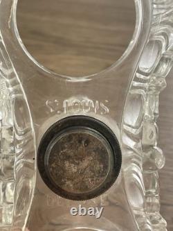 Ancien huilier en cristal signé Saint Louis