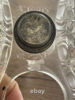 Ancien huilier en cristal signé Saint Louis