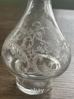 Ancien huilier en cristal signé Saint Louis