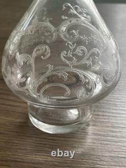 Ancien huilier en cristal signé Saint Louis