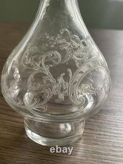 Ancien huilier en cristal signé Saint Louis