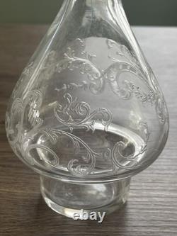 Ancien huilier en cristal signé Saint Louis