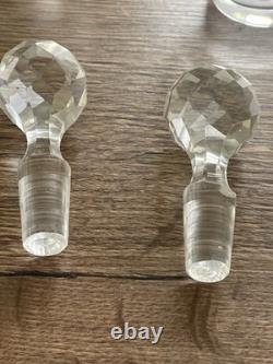 Ancien huilier en cristal signé Saint Louis