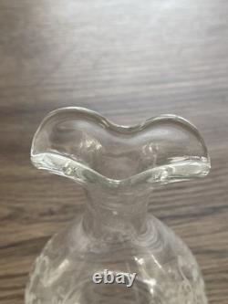 Ancien huilier en cristal signé Saint Louis