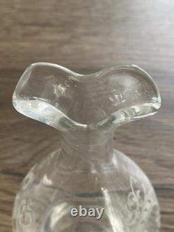 Ancien huilier en cristal signé Saint Louis