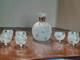 Ancien Service Carafe + 7 Verres Cristal Baccarat, Saint Louis