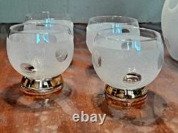 Ancien service carafe + 7 verres cristal Baccarat, Saint Louis