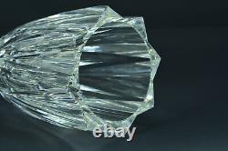 Ancien vase Moderniste étoile en Cristal de Saint Louis 1950 vintage déco
