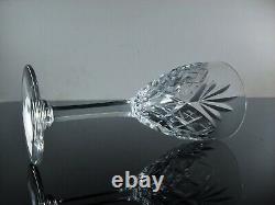 Ancienne 6 Verres A Eau Vin Rouge Cristal Taille Modele Chantilly St Louis Signe