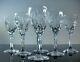 Anciennes 6 Verres A Vin En Cristal Modele Monako Taille St Louis Signe