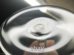 Anciennes 6 Verres A Vin En Cristal Modele Monako Taille St Louis Signe