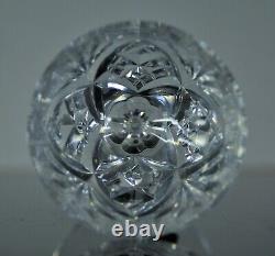 Anciennes 6 Verres A Vin En Cristal Taille Modelé Chantilly St Louis Non Signe