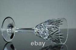 Anciennes 6 Verres A Vin En Cristal Taille Modelé Chantilly St Louis Non Signe