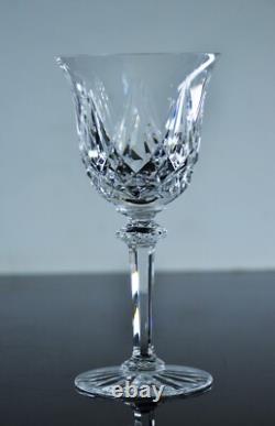 Anciennes 6 Verres A Vin En Cristal Taille Souffle Modele Sammy Taille St Louis