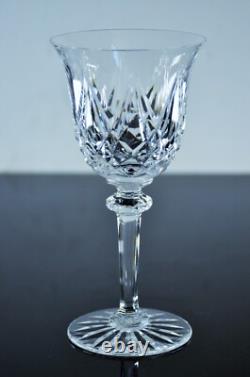 Anciennes 6 Verres A Vin En Cristal Taille Souffle Modele Sammy Taille St Louis