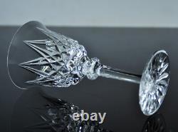 Anciennes 6 Verres A Vin En Cristal Taille Souffle Modele Sammy Taille St Louis