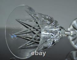 Anciennes 6 Verres A Vin En Cristal Taille Souffle Modele Sammy Taille St Louis