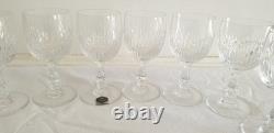 Anciens 12 verres à vin en cristal signé Saint Louis modèle Liane
